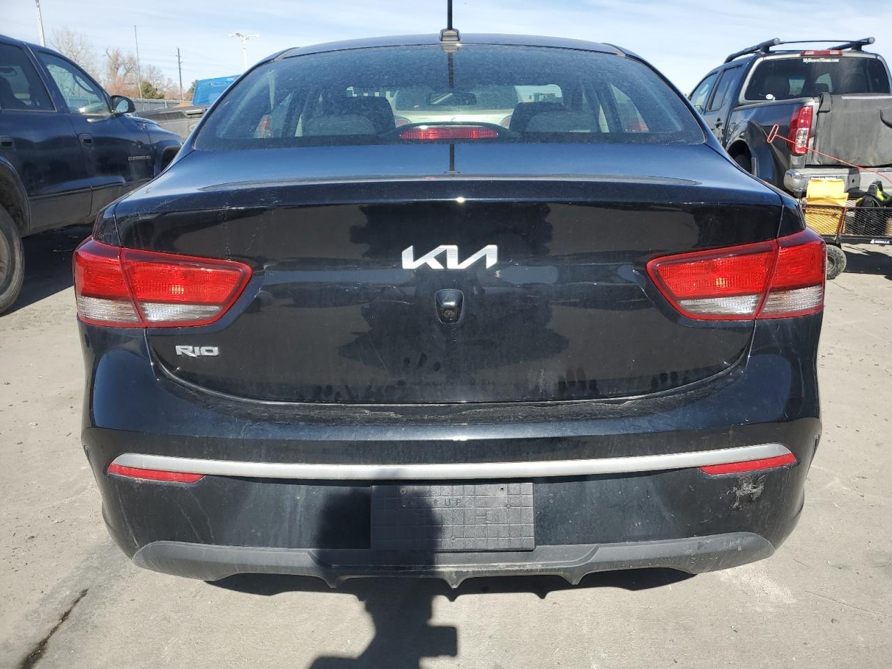 2022 KIA Rio VIN 3KPA24AD6NE445249 Copart auction photo, front end damage thumbnail 6