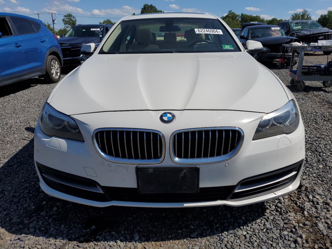 2014 BMW 5er VIN WBA5A7C51ED618850 Copart auction photo, rear end damage thumbnail 5
