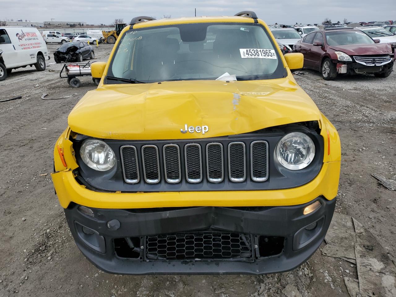 2017 Jeep Renegade VIN ZACCJABB7HPF52275 Copart auction photo, front end damage thumbnail 5