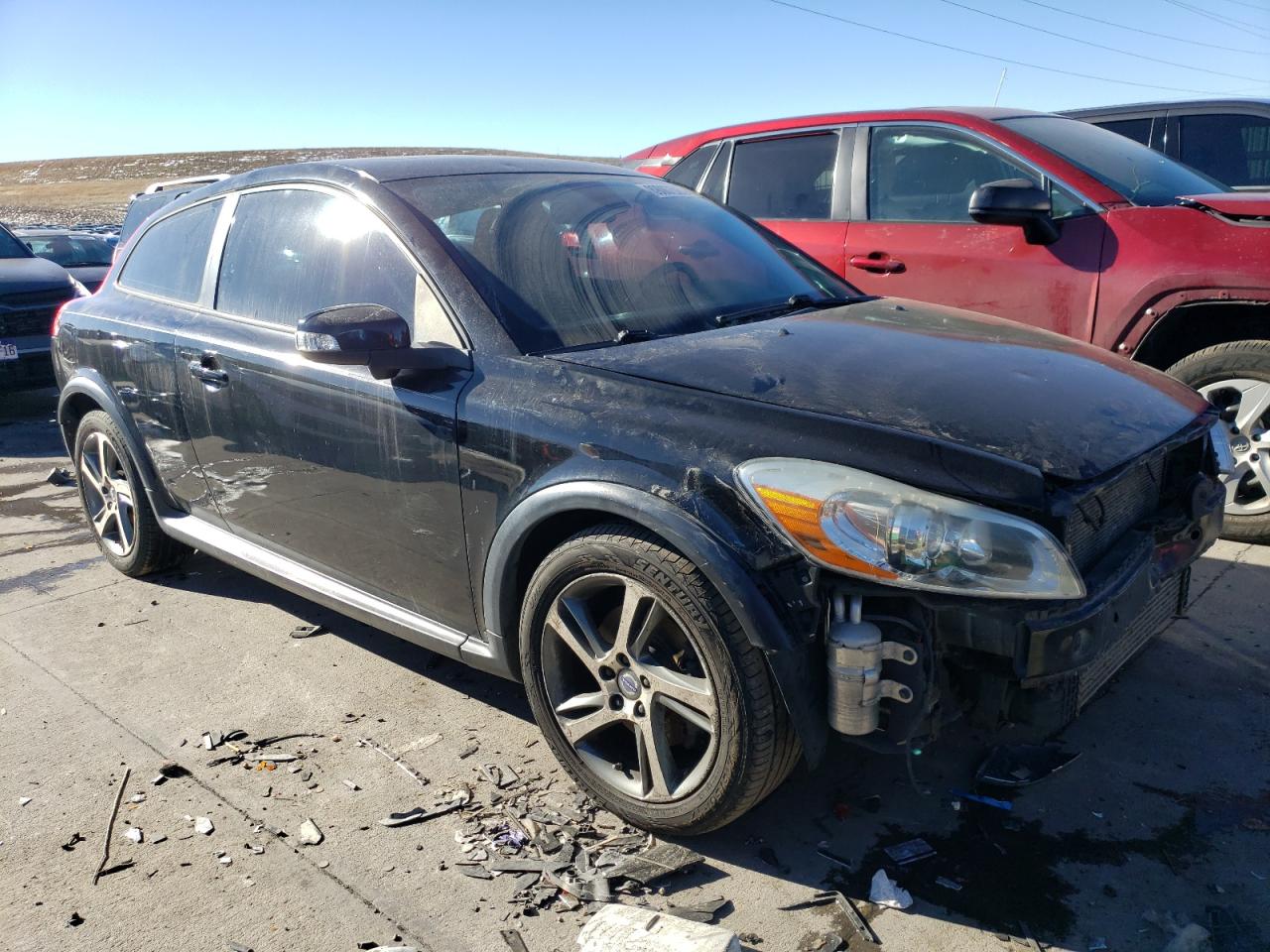 2012 Volvo C30 VIN YV1672MK5C2285472 Copart auction photo, front end / hail damage thumbnail 4