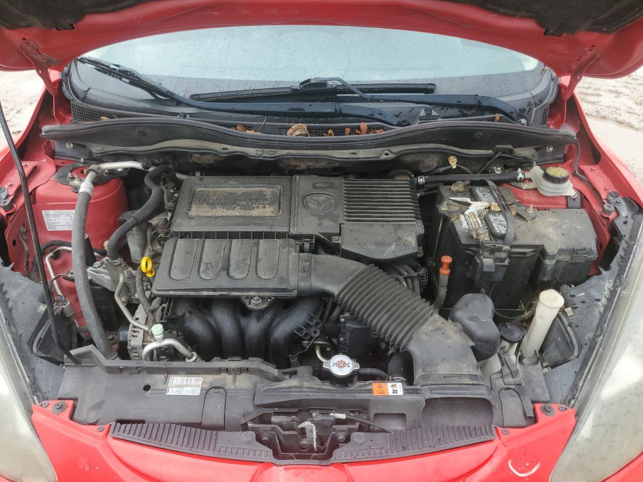 2011 Mazda 2 VIN JM1DE1HY4B0109678 Copart auction photo, rear end / side damage thumbnail 11