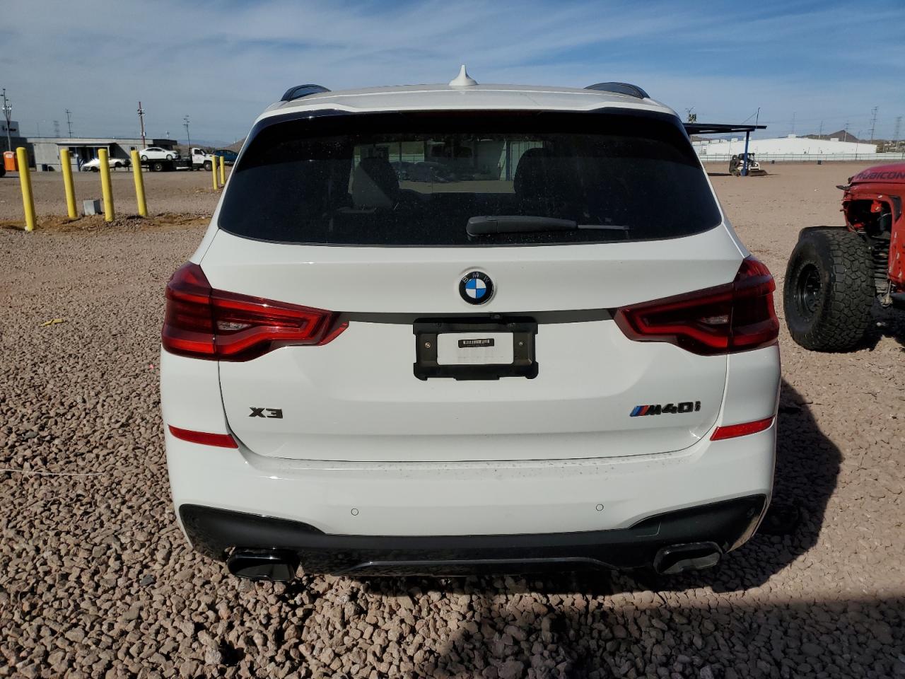 2018 BMW X3 VIN 5UXTS3C54J0Y99428 Copart auction photo, front end / side damage thumbnail 6