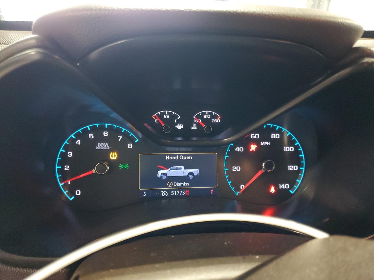 2021 GMC Canyon VIN 1GTG6EEN8M1280992 Copart auction photo, front end / hail damage thumbnail 9