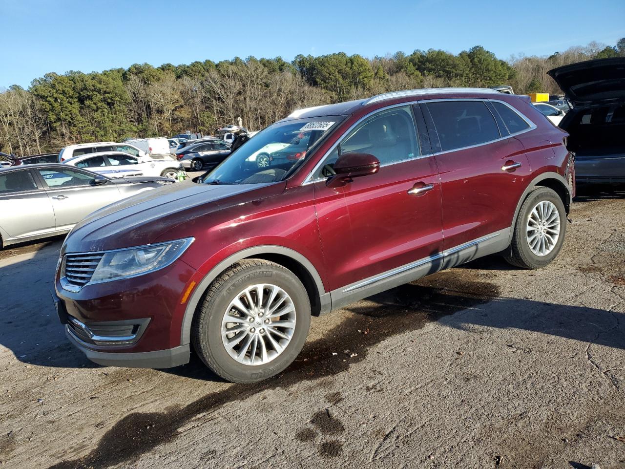 2017 Lincoln MKX VIN 2LMPJ6KRXHBL31141