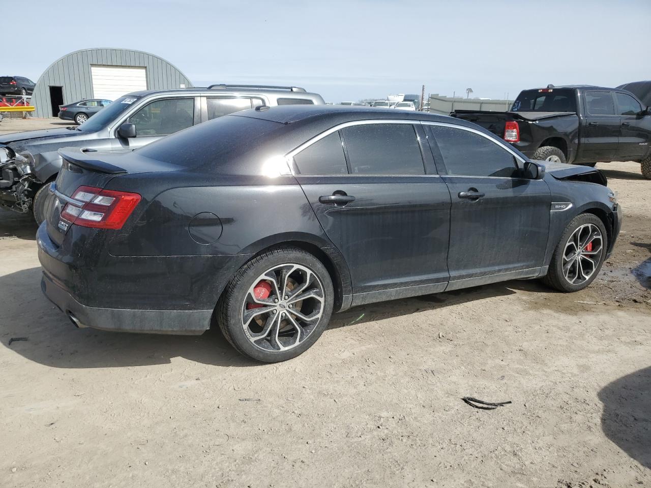 2015 Ford Taurus VIN 1FAHP2KTXFG121755 Copart auction photo, front end damage thumbnail 3