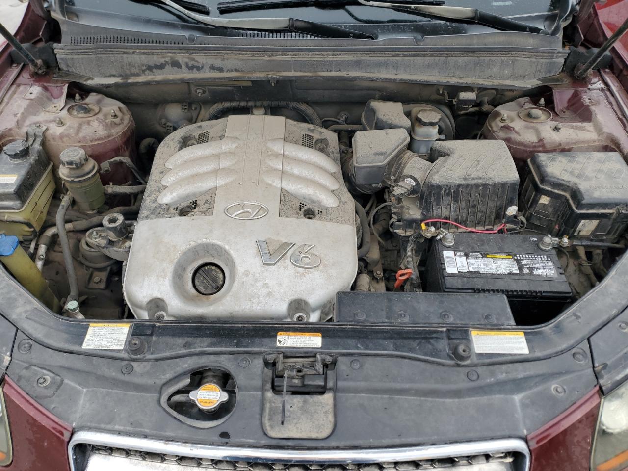2007 Hyundai Santa Fe VIN 5NMSH13EX7H029269 Copart auction photo, front end damage thumbnail 13