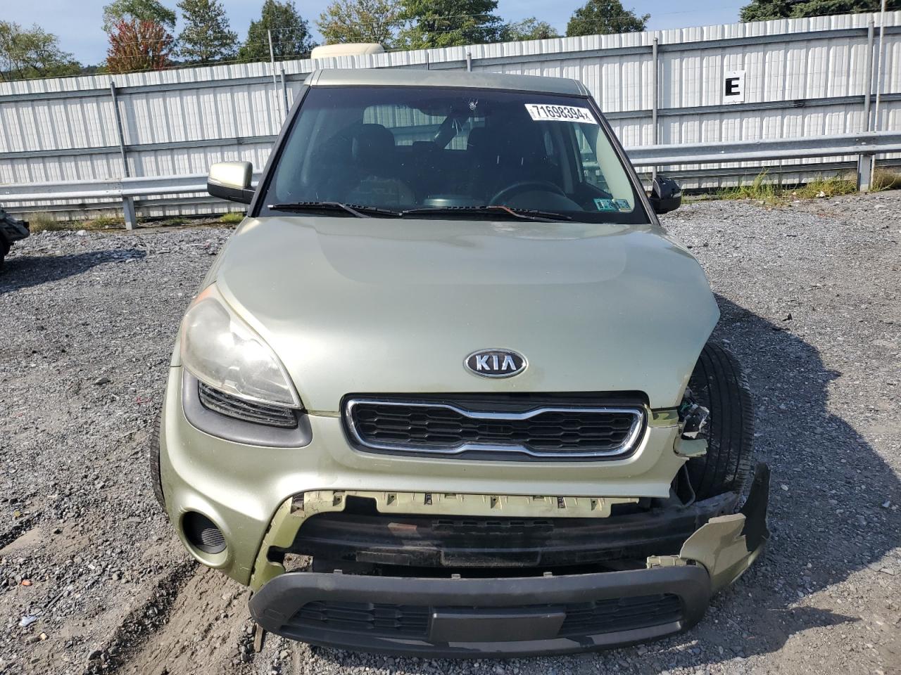 2012 KIA Soul VIN KNDJT2A65C7463760 Copart auction photo, front end damage thumbnail 5