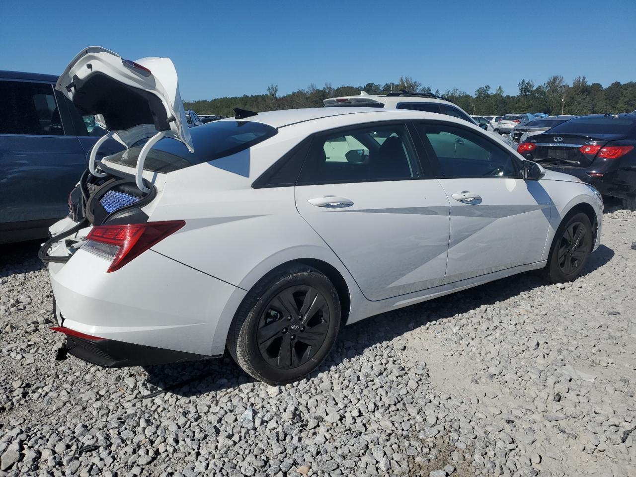 2023 Hyundai Elantra VIN KMHLM4AJ9PU075083 Copart auction photo, rear end damage thumbnail 3