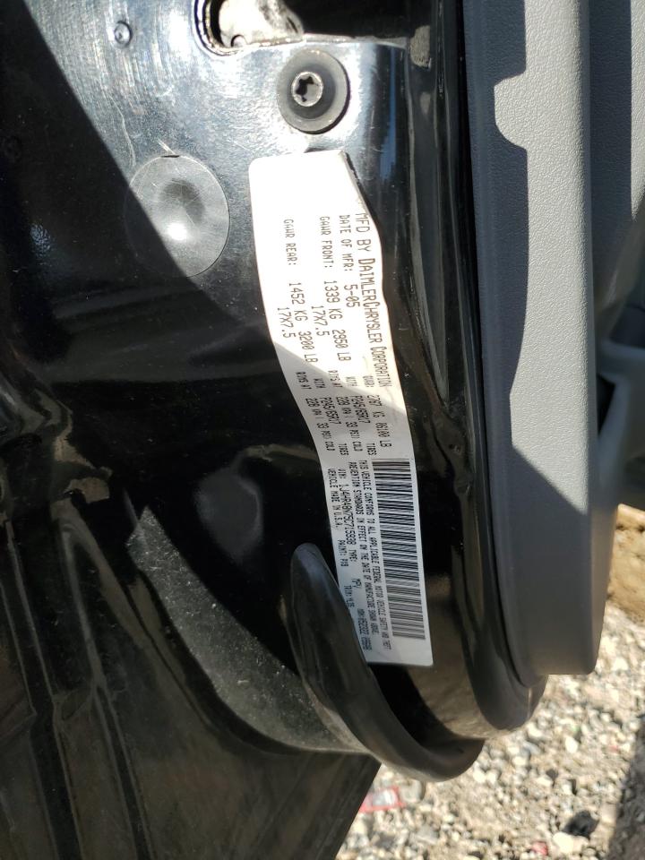 2005 Jeep Grand Cherokee VIN 1J4HR48N75C715938 Copart auction photo, front end damage thumbnail 13