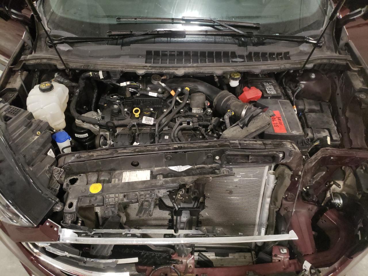 2021 Ford Edge VIN 2FMPK4K97MBA38417 Copart auction photo, front end damage thumbnail 12