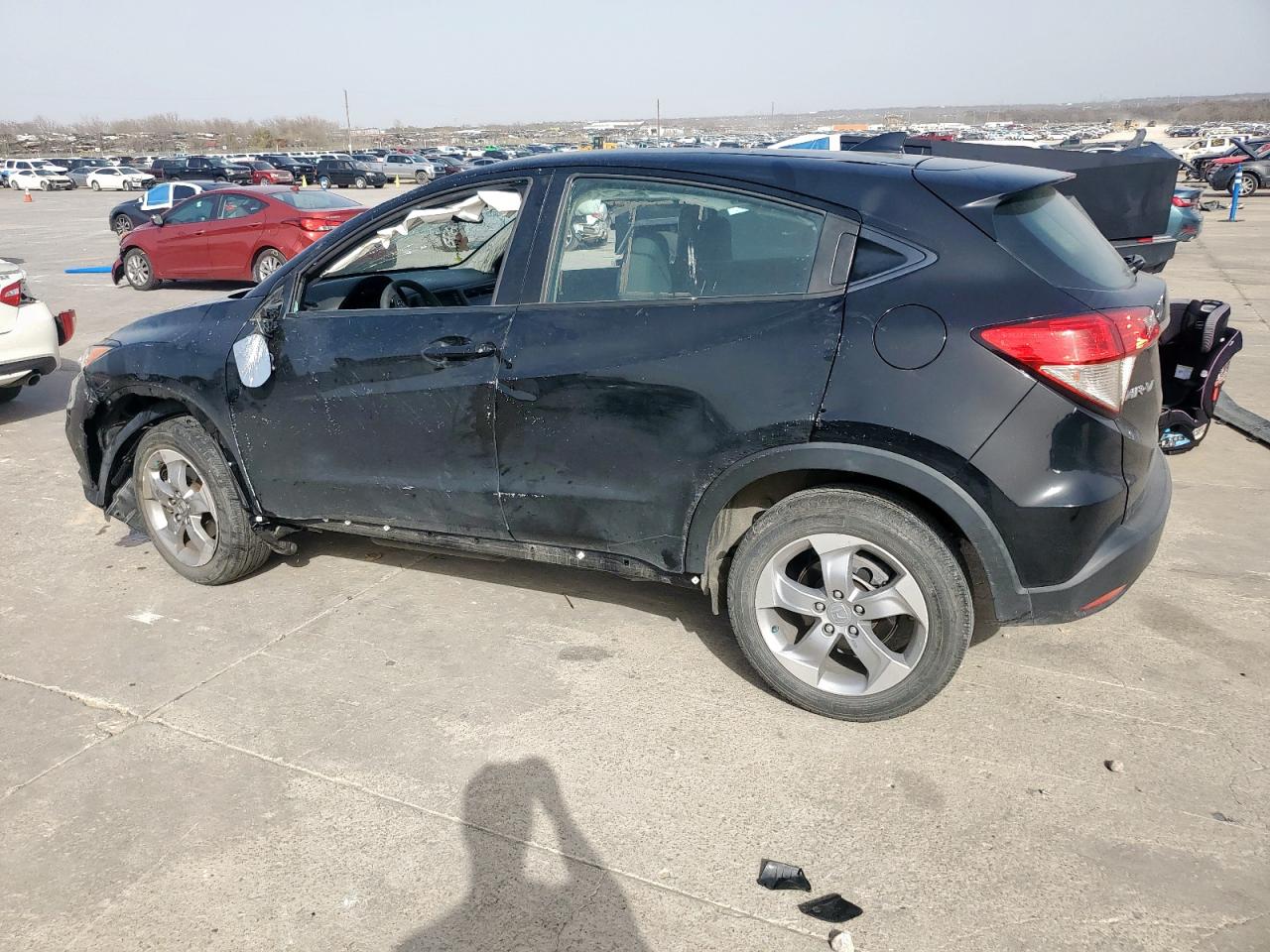 2021 Honda HR-V VIN 3CZRU6H34MM721416 Copart auction photo, rollover damage thumbnail 2