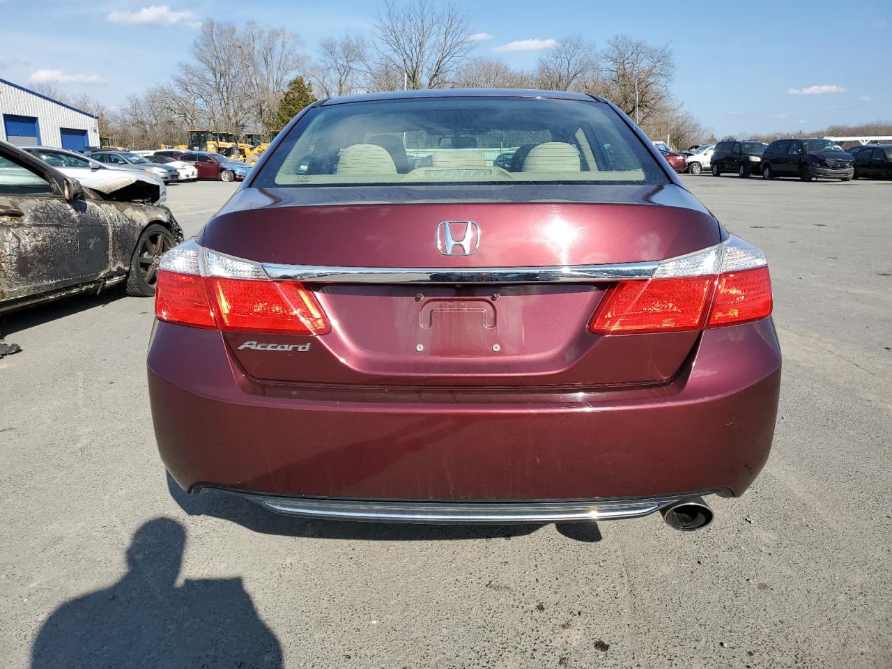 2013 Honda Accord VIN 1HGCR2F38DA082075 Copart auction photo, front end / side damage thumbnail 6
