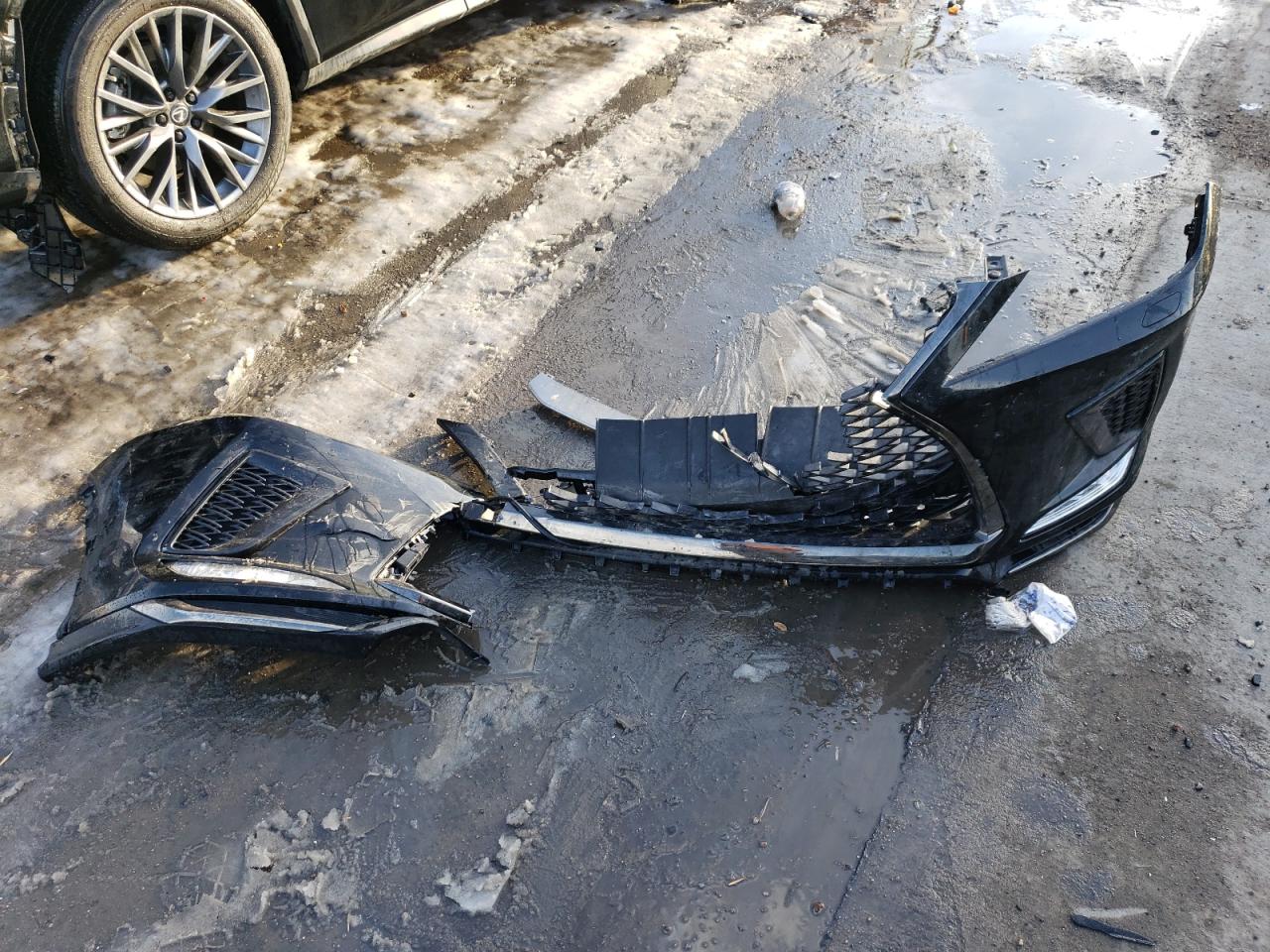 2022 Lexus RX VIN 2T2YZMDAXNC327680 Copart auction photo, front end / rear end damage thumbnail 13