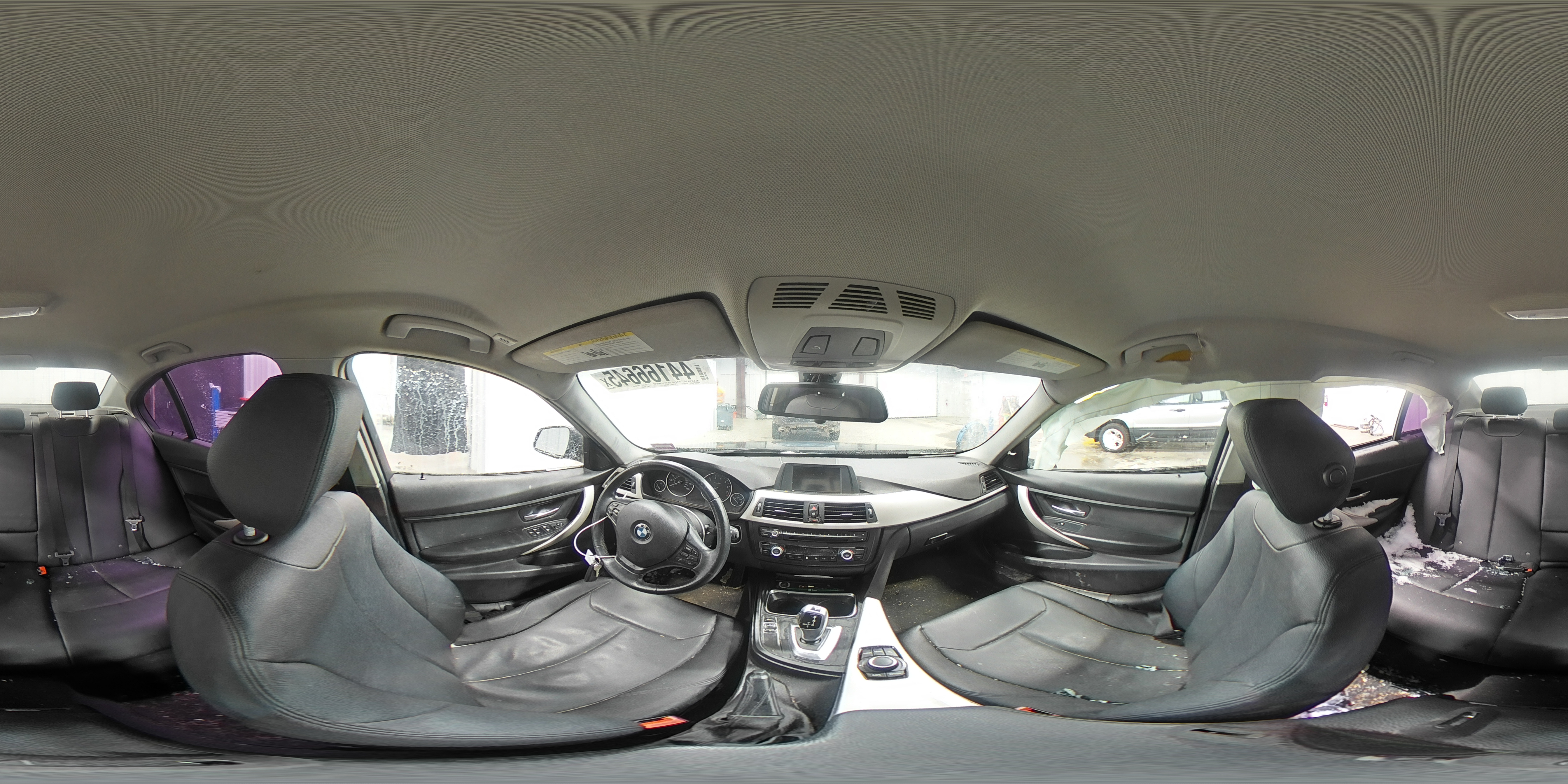 2015 BMW 3er VIN WBA3B1G50FNT03562 Copart auction photo, front end / side damage thumbnail 13