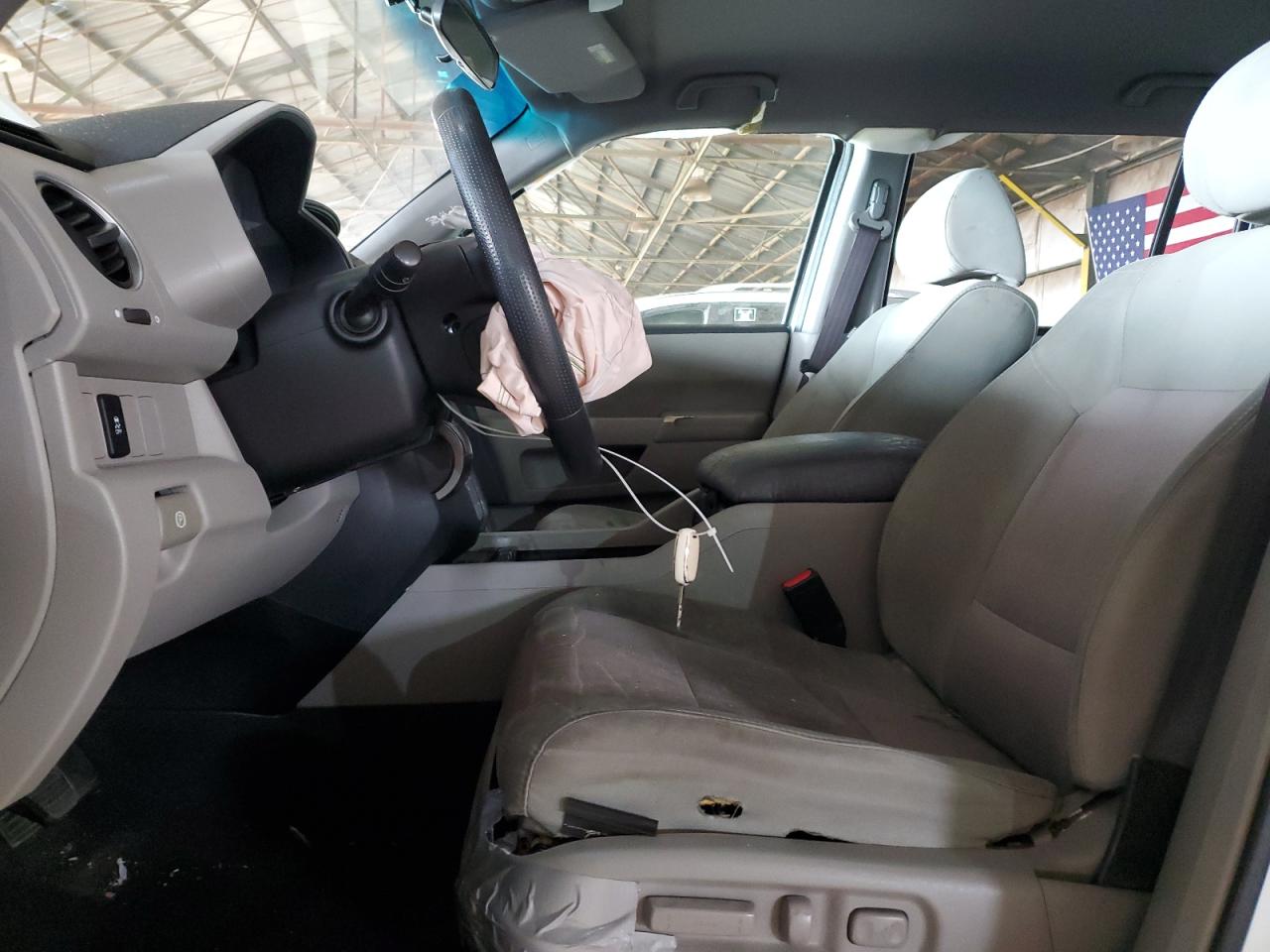 2012 Honda Pilot VIN 5FNYF3H40CB012990 Copart auction photo, front end damage thumbnail 7