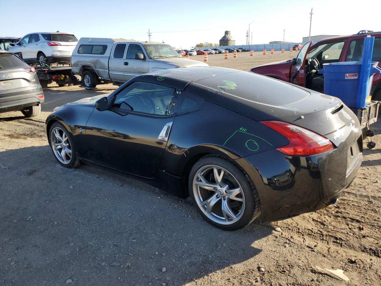 2012 Nissan 370Z VIN JN1AZ4EH9CM560549 Copart auction photo, vandalism / hail damage thumbnail 2