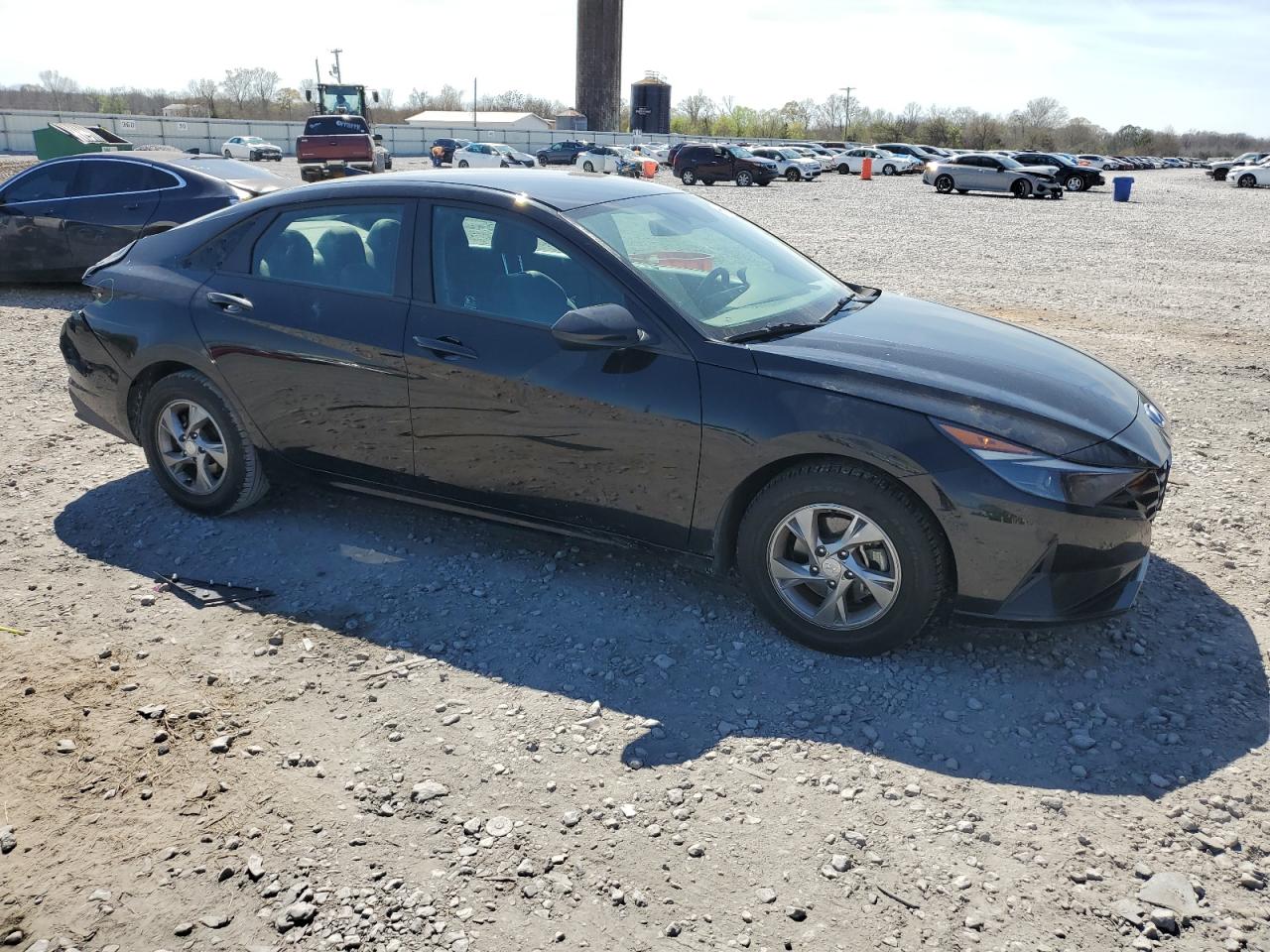 2021 Hyundai Elantra VIN 5NPLL4AG5MH043233 Copart auction photo, rear end damage thumbnail 4
