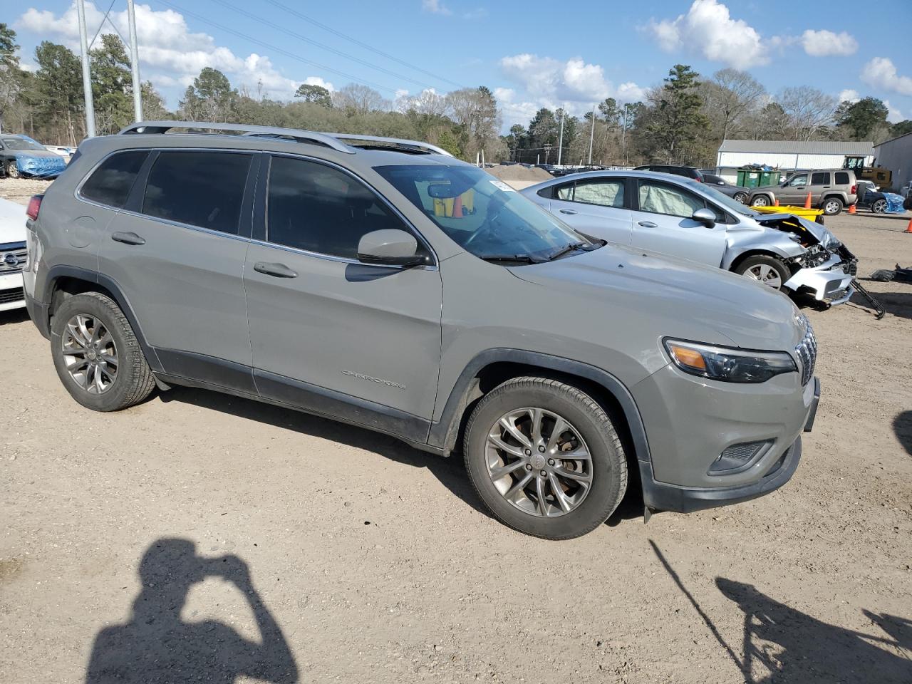 2019 Jeep Grand Cherokee VIN 1C4PJLLB4KD454189 Copart auction photo, top/roof damage thumbnail 4