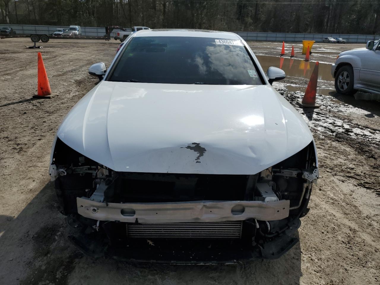 2019 Audi A4 VIN WAUGMAF49KN003680 Copart auction photo, front end damage thumbnail 5