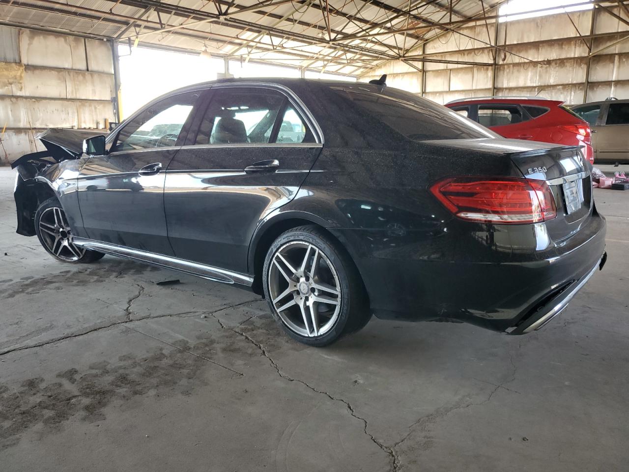2014 Mercedes-Benz E-klasse VIN WDDHF5KB8EB016428 Copart auction photo, front end damage thumbnail 2
