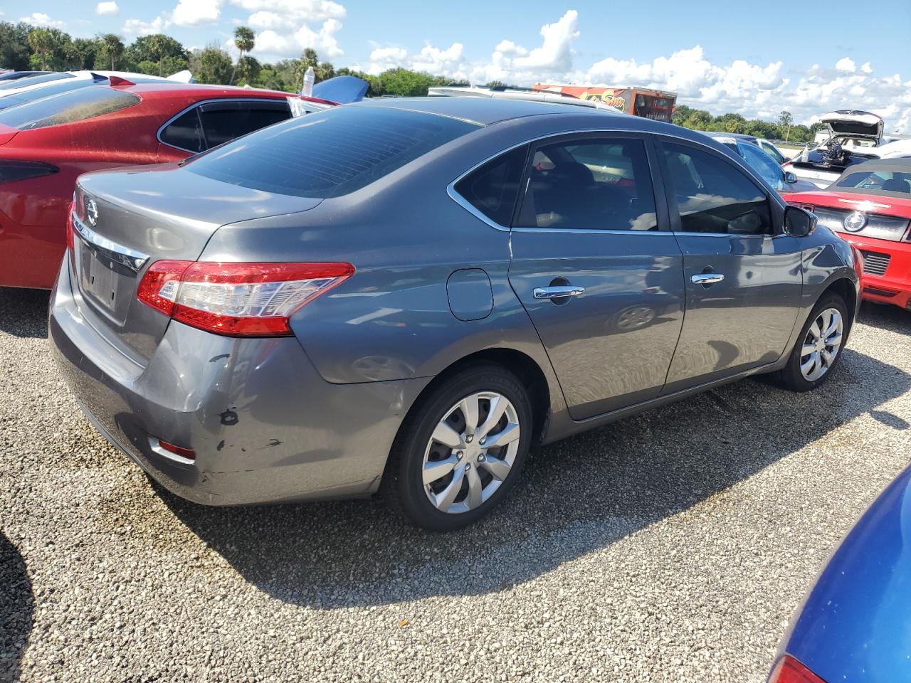 2015 Nissan Sentra VIN 3N1AB7AP7FY350746 Copart auction photo, water/flood damage thumbnail 3