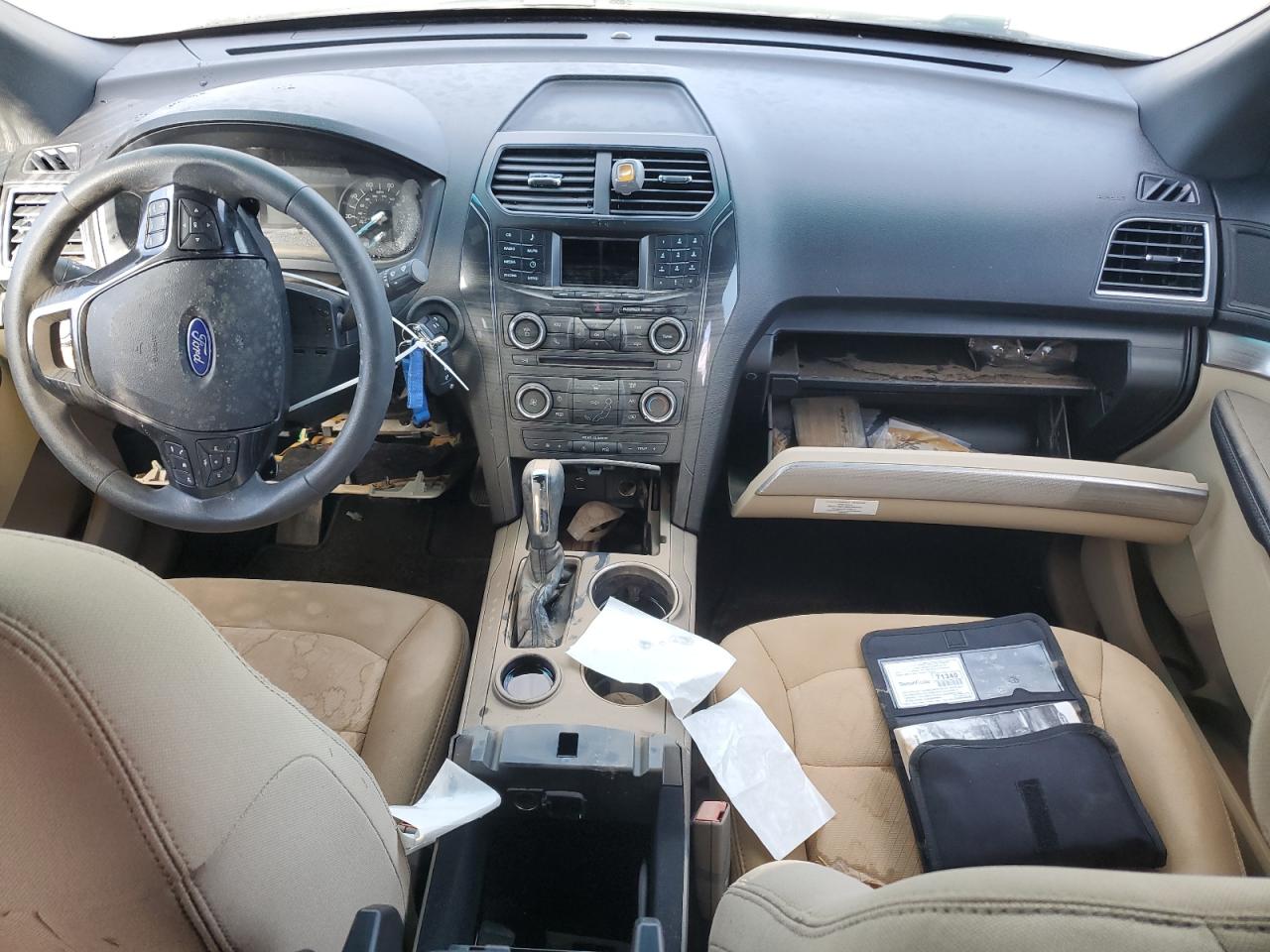 2016 Ford Explorer VIN 1FM5K7B87GGC35729 Copart auction photo, water/flood damage thumbnail 8