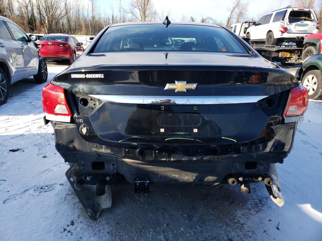 2016 Chevrolet Impala VIN 2G1115S31G9126463 Copart auction photo, all over damage thumbnail 6