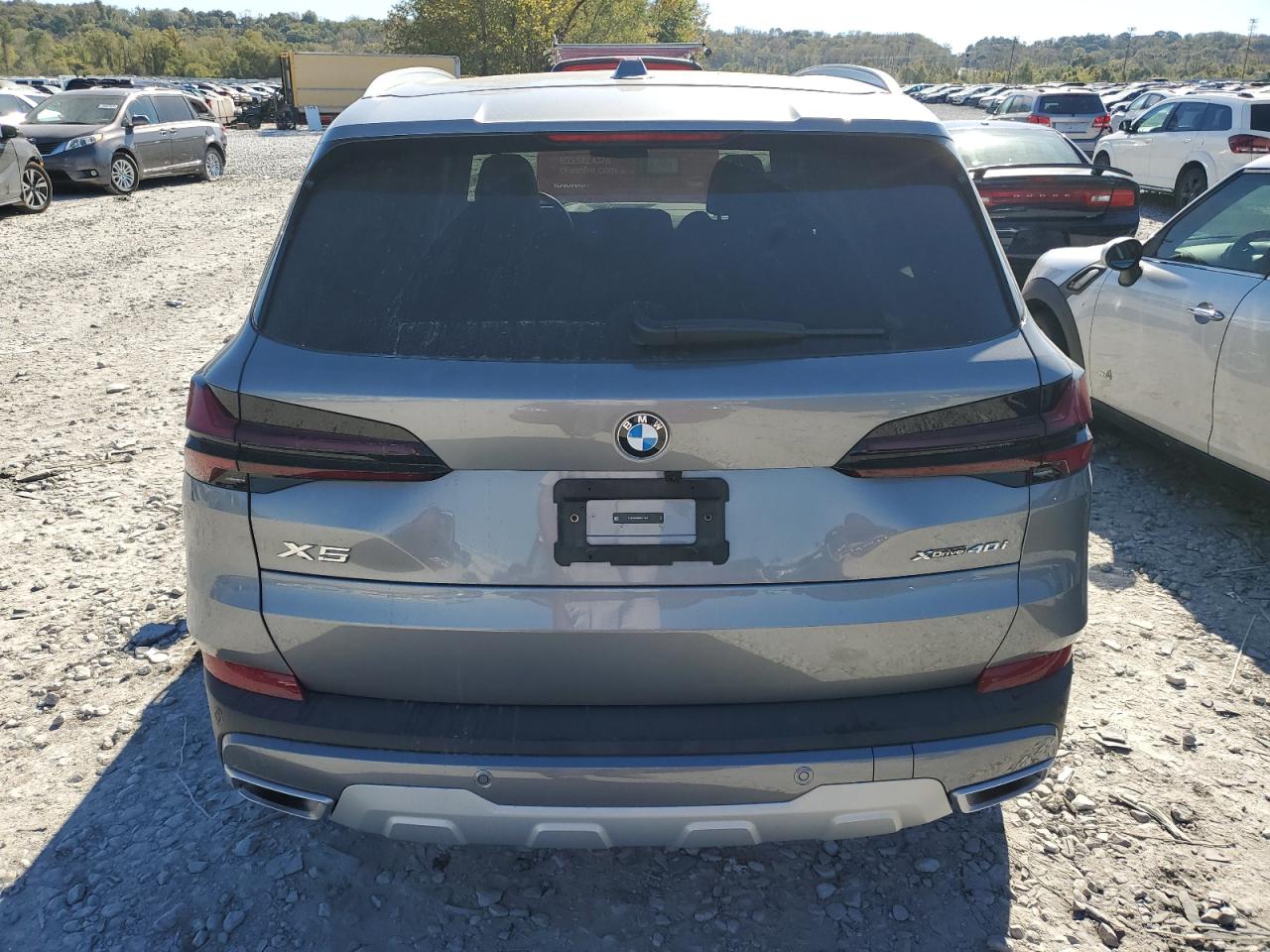 2024 BMW X5 VIN 5UX23EU09R9V18431 Copart auction photo, side / front end damage thumbnail 6