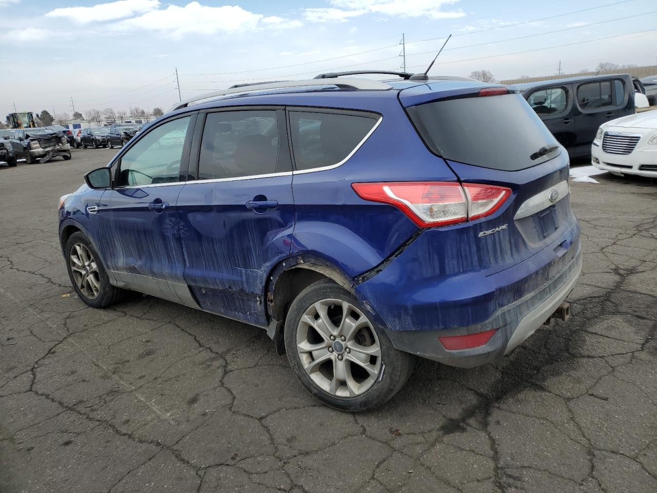 2014 Ford Escape VIN 1FMCU9J90EUB03689 Copart auction photo, rear end damage thumbnail 2
