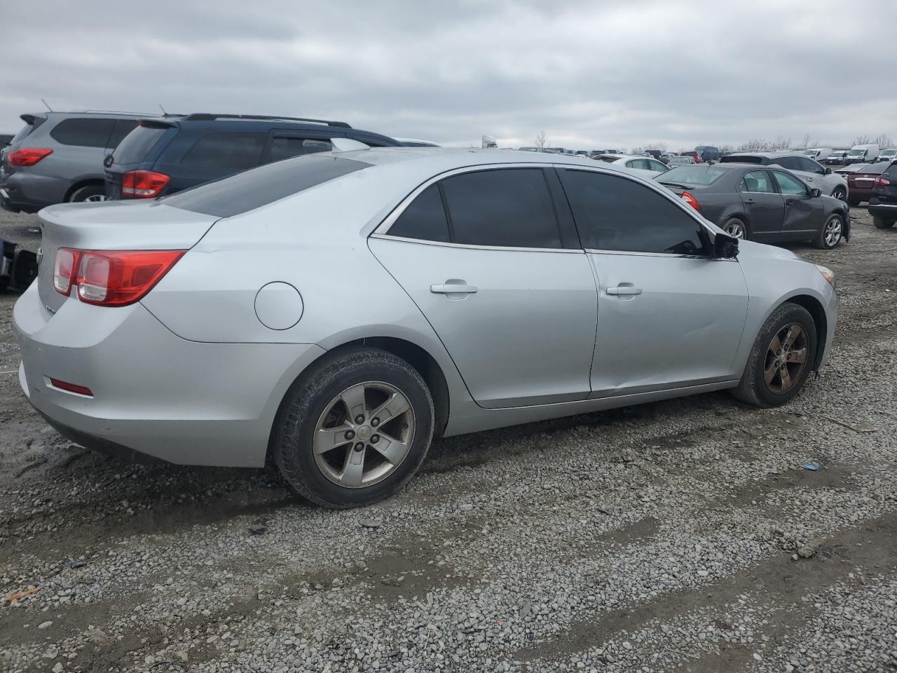 2015 Chevrolet Malibu VIN 1G11C5SL5FU150325 Copart auction photo, side / top/roof damage thumbnail 3