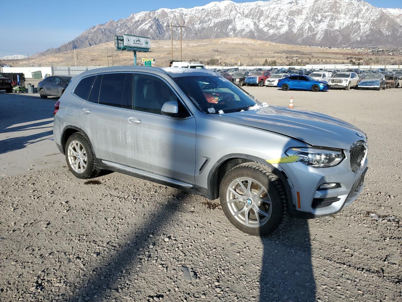 2019 BMW X3 VIN 5UXTR9C51KLP76989 Copart auction photo, front end damage thumbnail 4