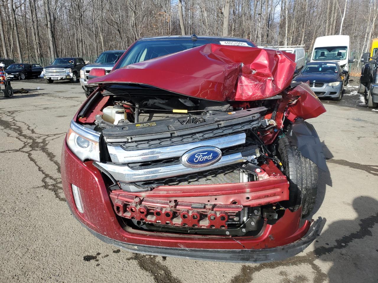 2013 Ford Edge VIN 2FMDK3JC8DBC11050 Copart auction photo, front end damage thumbnail 5
