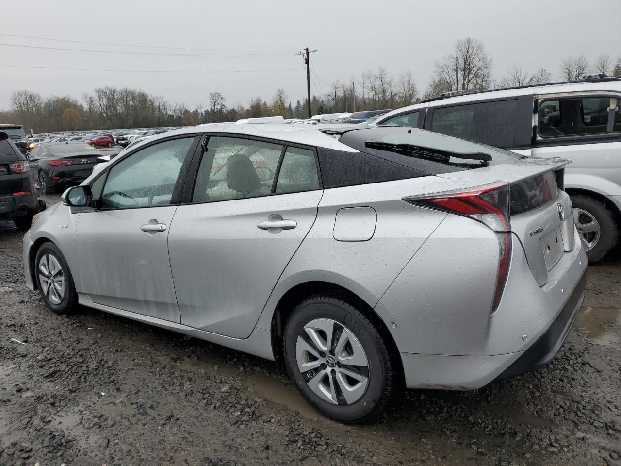 2016 Toyota Prius VIN JTDKARFU0G3019743 Copart auction photo, top/roof / undercarriage damage thumbnail 2