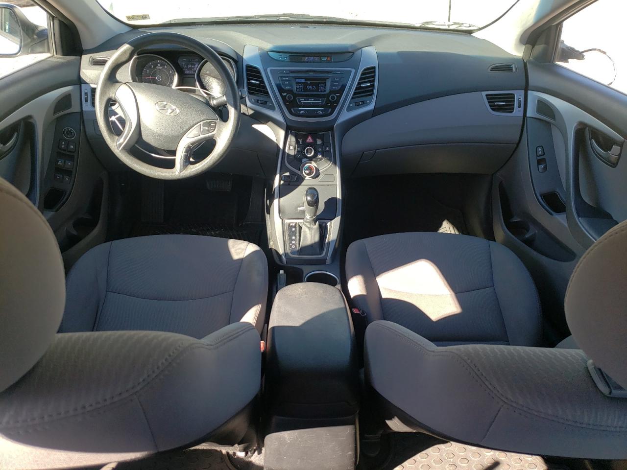 2016 Hyundai Elantra VIN 5NPDH4AEXGH677484 Copart auction photo, front end / undercarriage damage thumbnail 8