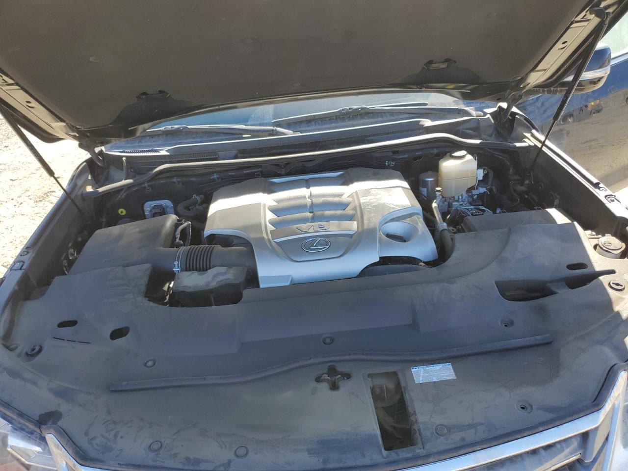 2021 Lexus LX VIN JTJDY7AX4M4335014 Copart auction photo, normal wear damage thumbnail 12