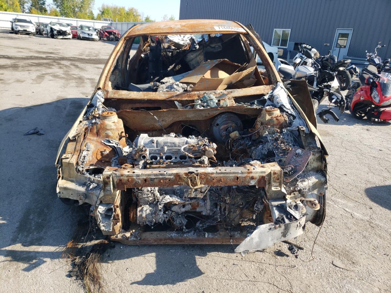 2012 Buick Regal VIN 2G4GR5EKXC9156824 Copart auction photo, all over / burn damage thumbnail 5
