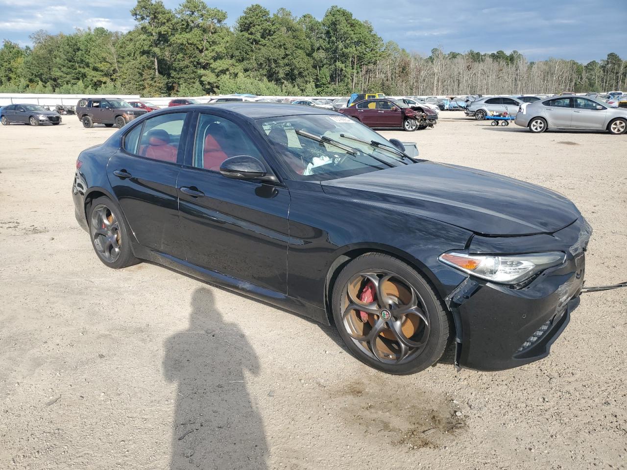 2017 Alfa Romeo Giulia VIN ZARFAEEN8H7535076 Copart auction photo, front end damage thumbnail 4