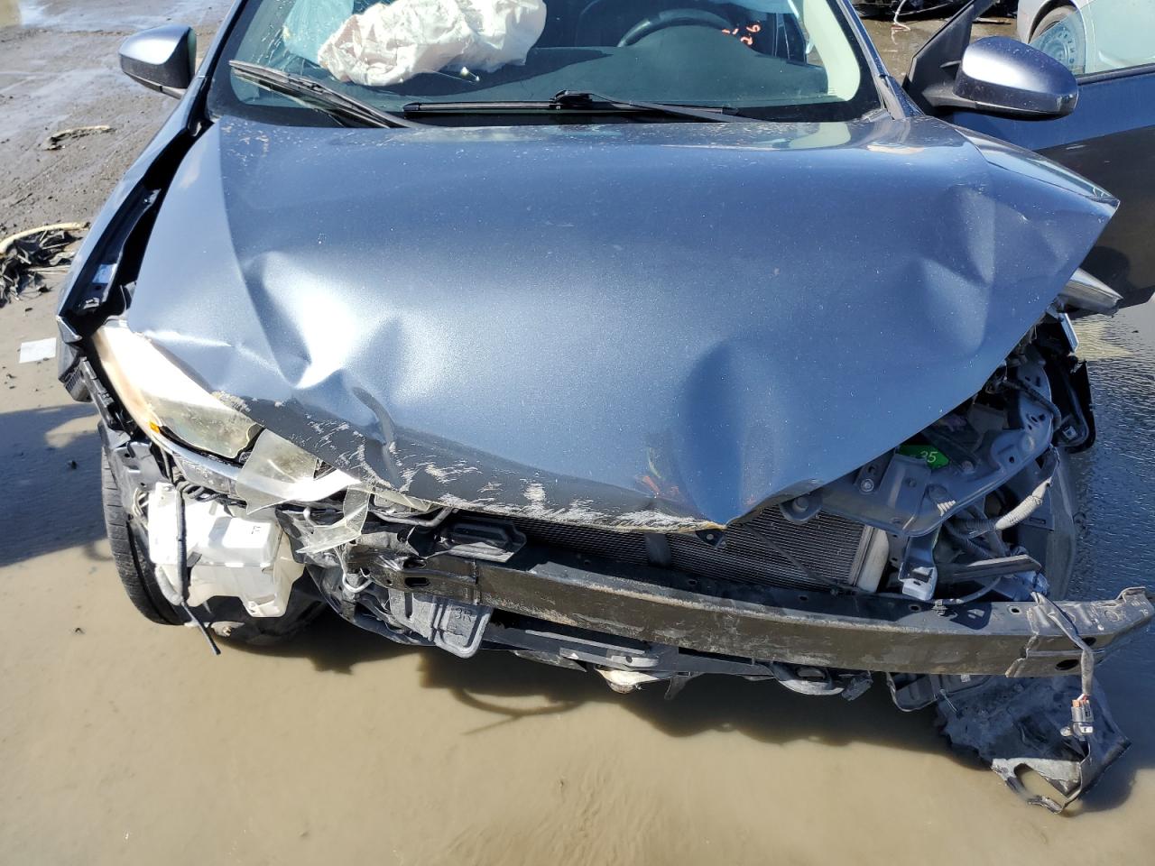 2014 Toyota Corolla VIN 2T1BURHE5EC139281 Copart auction photo, front end / side damage thumbnail 11