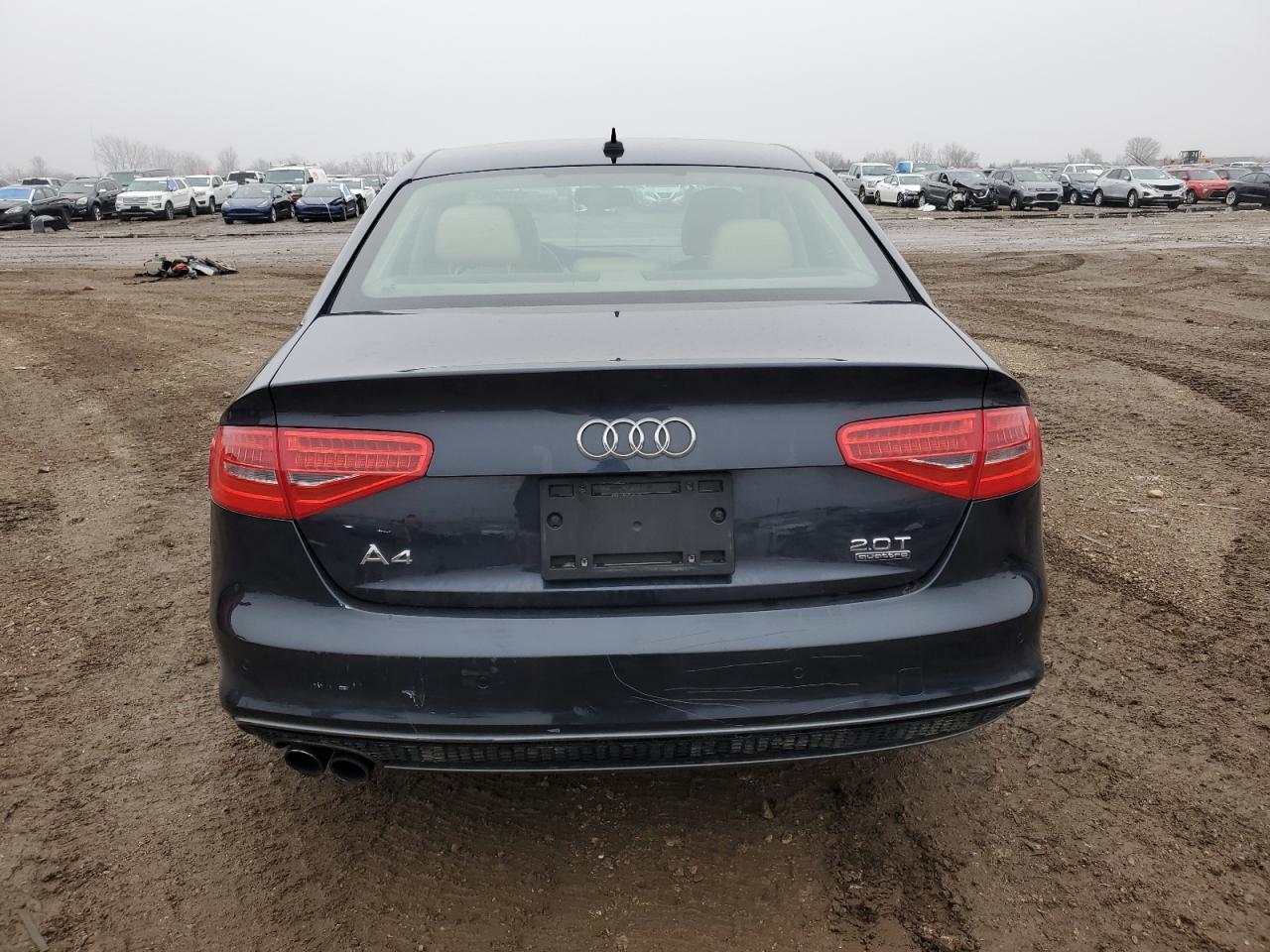 2015 Audi A4 VIN WAUFFAFL7FN028189 Copart auction photo, front end damage thumbnail 6
