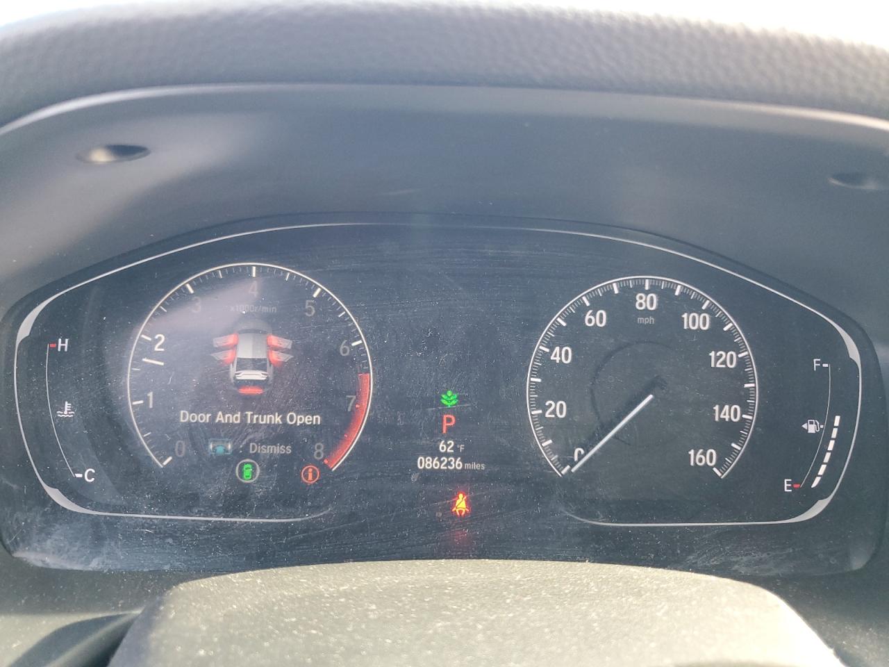 2020 Honda Accord VIN 1HGCV1F30LA090188 Copart auction photo, side damage thumbnail 9
