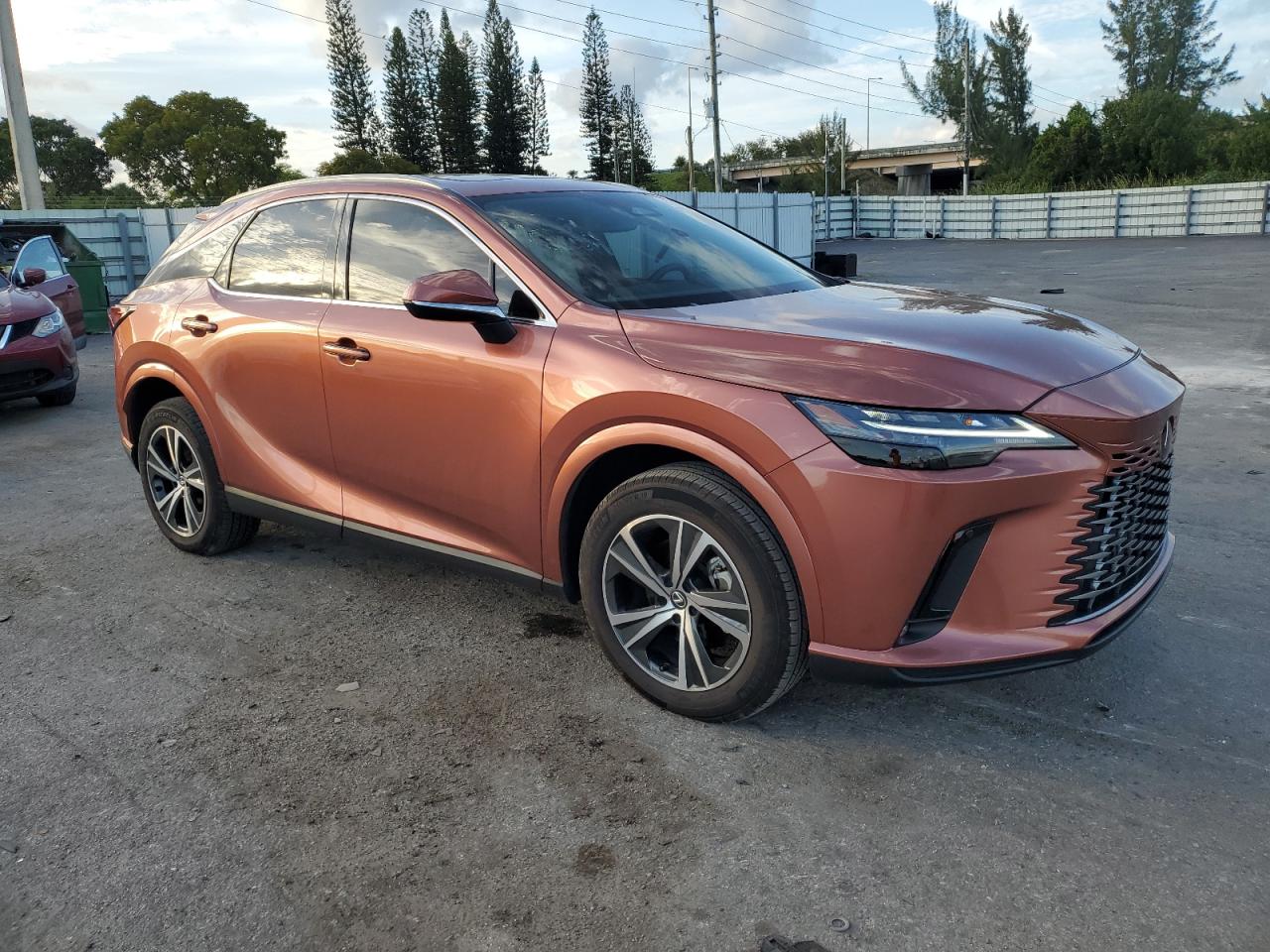 2024 Lexus RX VIN 2T2BAMBAXRC041222 Copart auction photo, side damage thumbnail 4