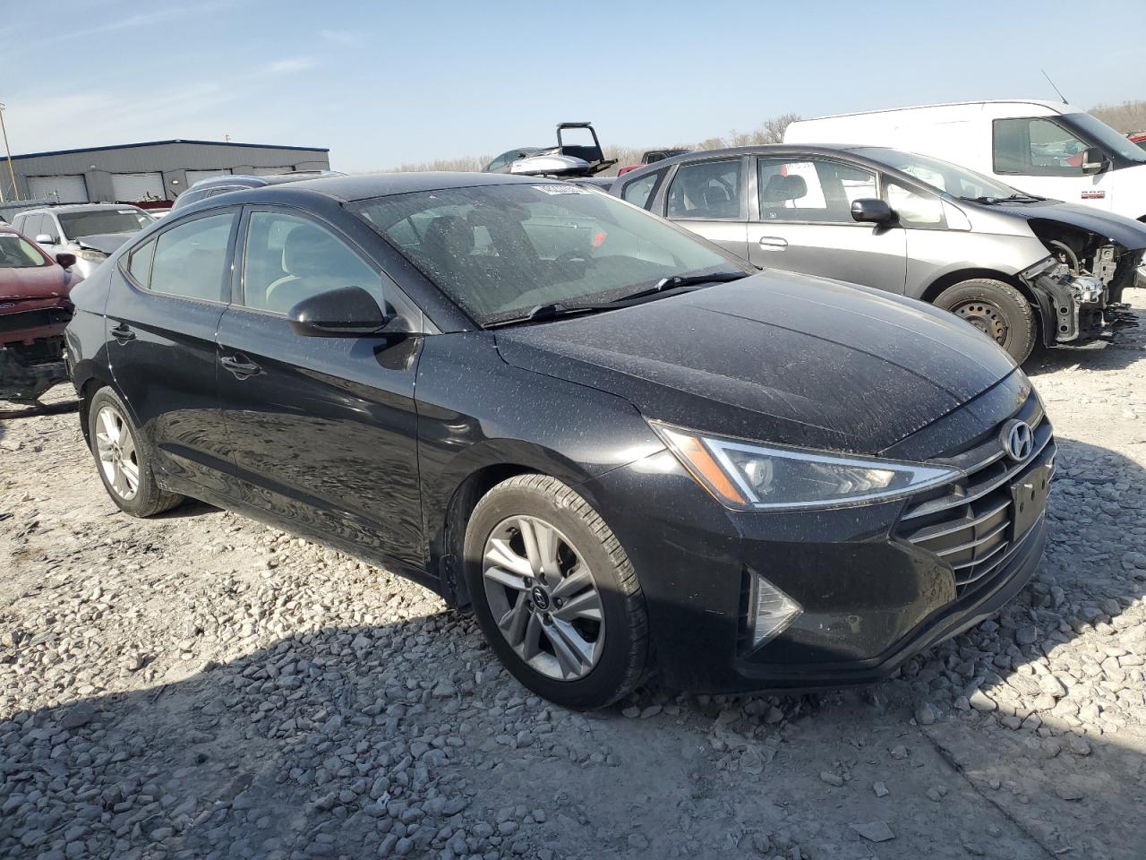 2019 Hyundai Elantra VIN 5NPD84LF9KH453413 Copart auction photo, rear end damage thumbnail 4