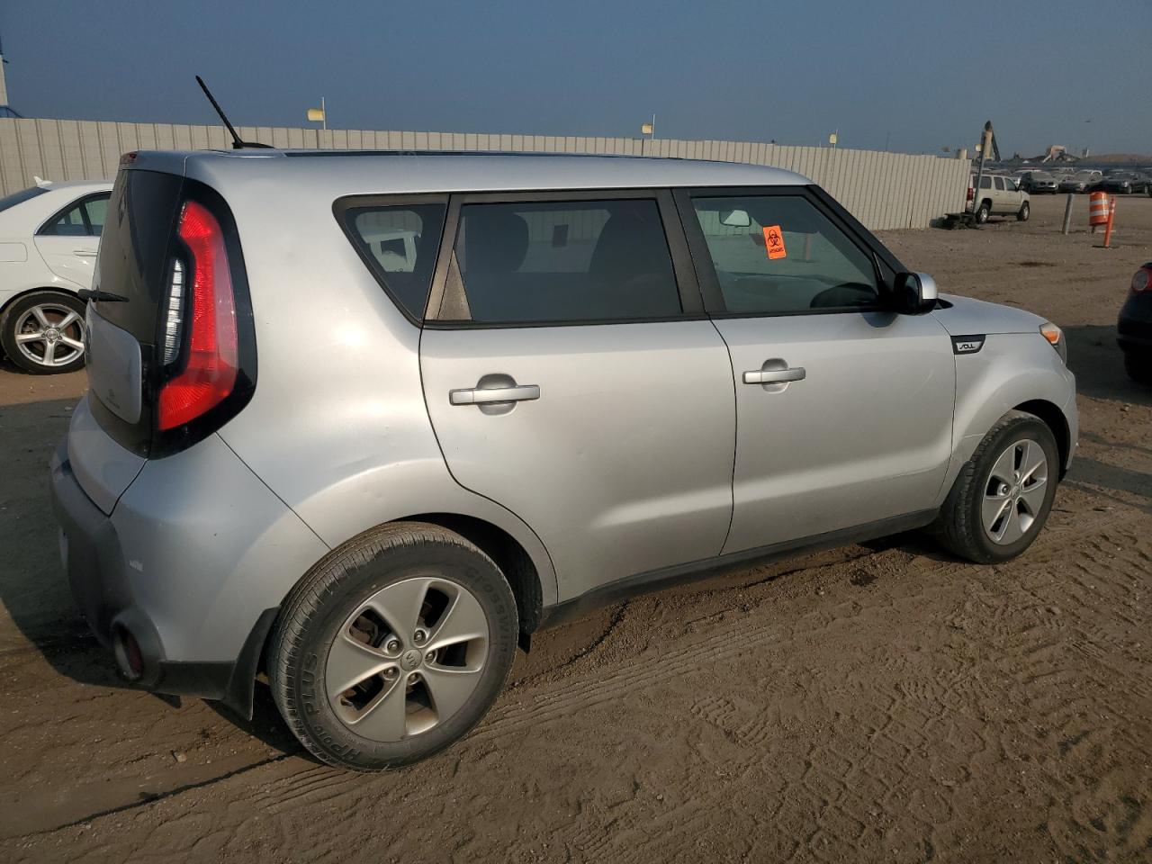 2016 KIA Soul VIN KNDJN2A20G7836328 Copart auction photo, side / undercarriage damage thumbnail 3