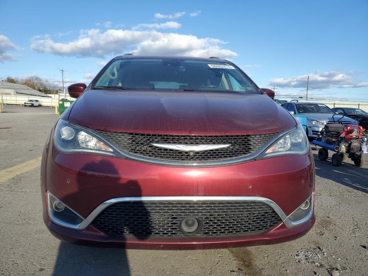 2018 Chrysler Pacifica VIN 2C4RC1BG3JR123586 Copart auction photo, rear end damage thumbnail 5