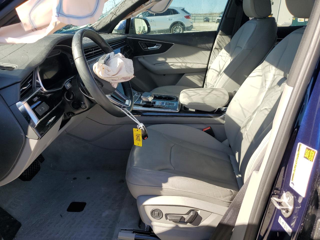 2022 Audi Q7 VIN WA1LXBF7XND009372 Copart auction photo, front end / top/roof damage thumbnail 7