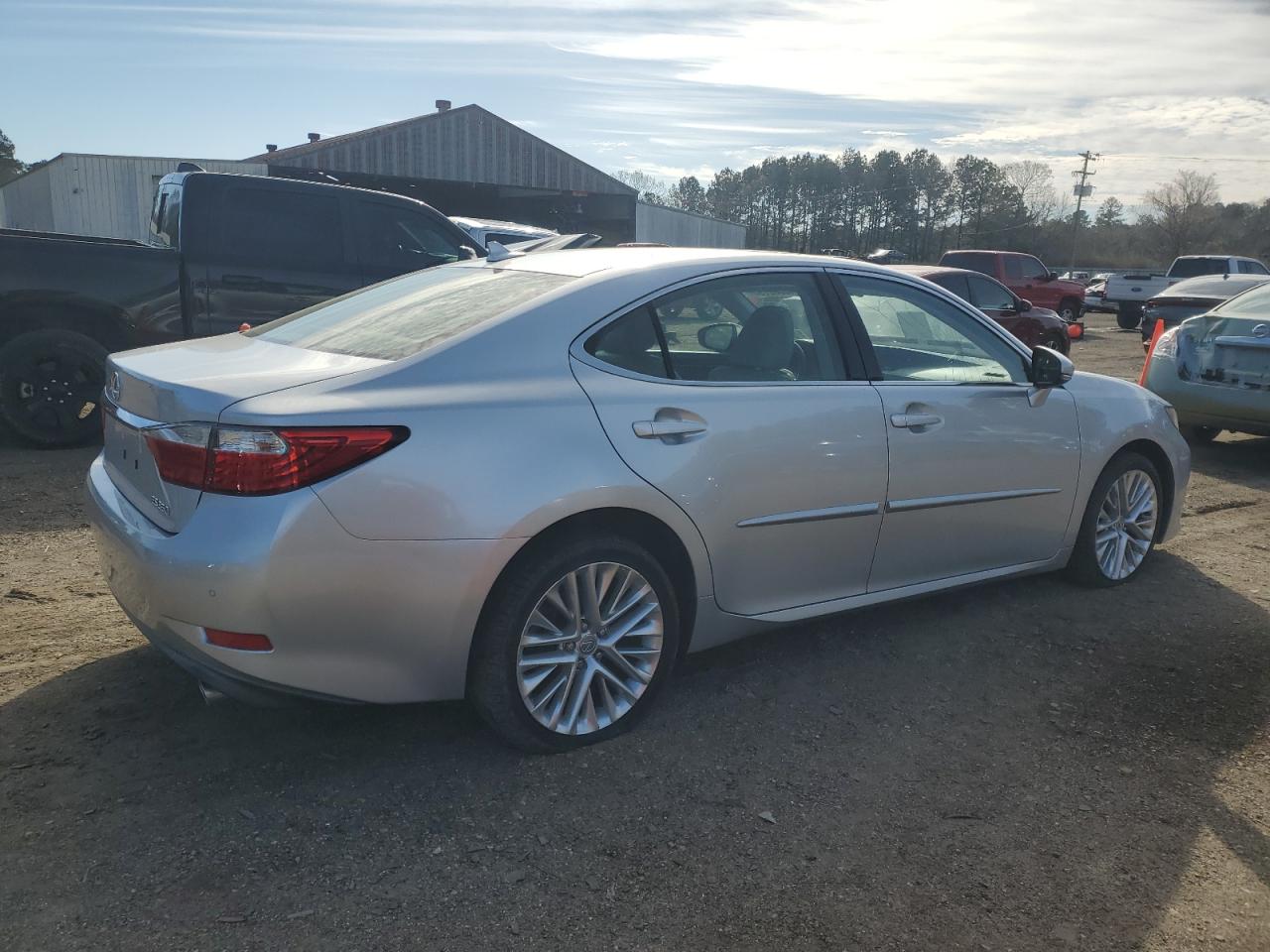 2014 Lexus ES VIN JTHBK1GG3E2084305 Copart auction photo, undercarriage damage thumbnail 3