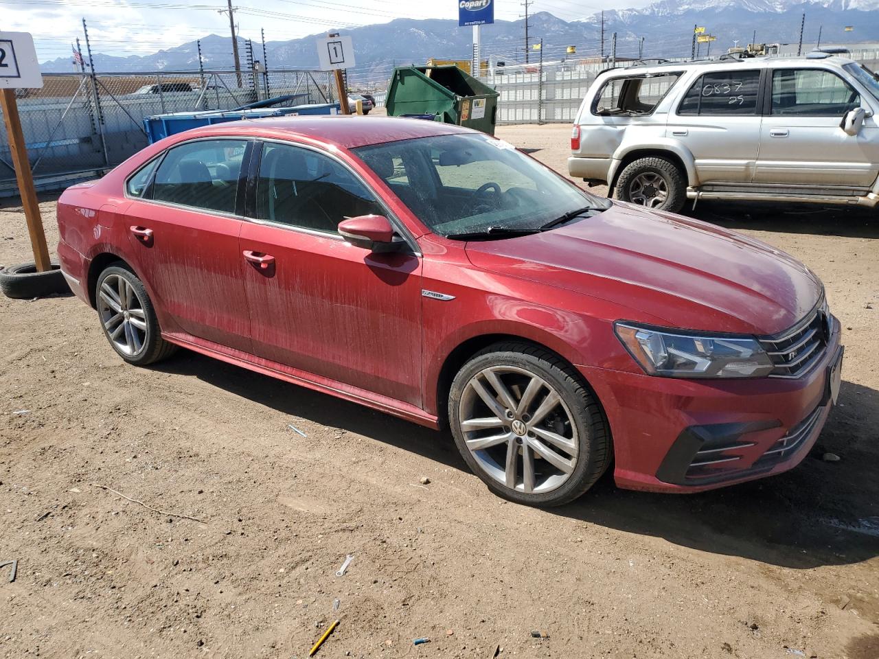 2018 Volkswagen Passat VIN 1VWAA7A30JC017218 Copart auction photo, front end damage thumbnail 4