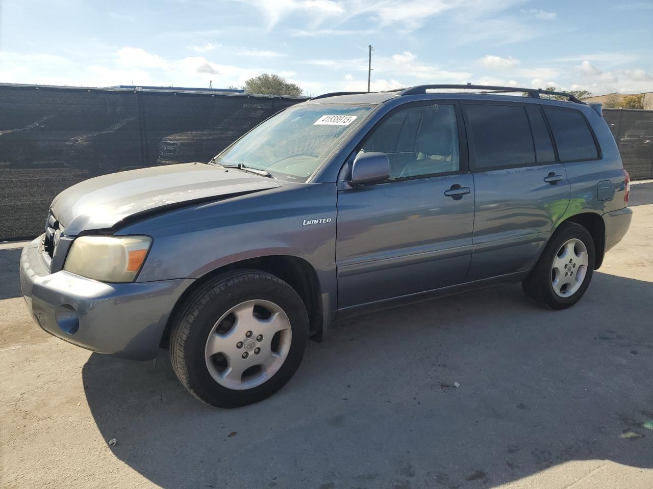 2005 Toyota Highlander VIN JTEDP21AX50049001