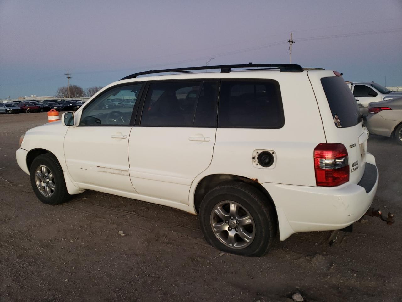 2005 Toyota Highlander VIN JTEEP21A950117227 Copart auction photo, side / rear end damage thumbnail 2