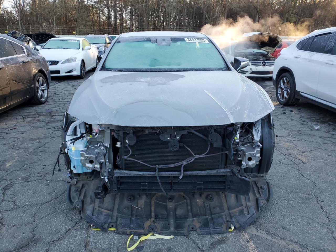 2019 Lexus ES VIN 58AB21B11KU003181 Copart auction photo, front end / side damage thumbnail 5